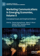Marketing Communications in Emerging Economies, Volume II