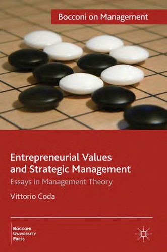Entrepreneurial values and strategic management