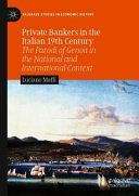 Private Bankers in the Italian 19th Century