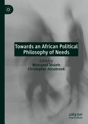 Towards an African Political Philosophy of Needs