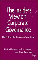 The Insider's View on Corporate Governance