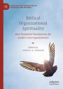 Biblical Organizational Spirituality