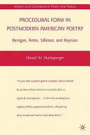 Procedural Form in Postmodern American Poetry