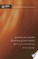 Mineral Rents and the Financing of Social Policy