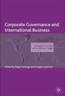 Corporate Governance and International Business