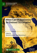 When Can Oil Economies Be Deemed Sustainable?