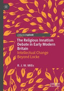 The Religious Innatism Debate in Early Modern Britain