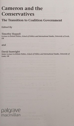 Cameron and the conservatives