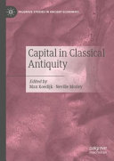 Capital in Classical Antiquity
